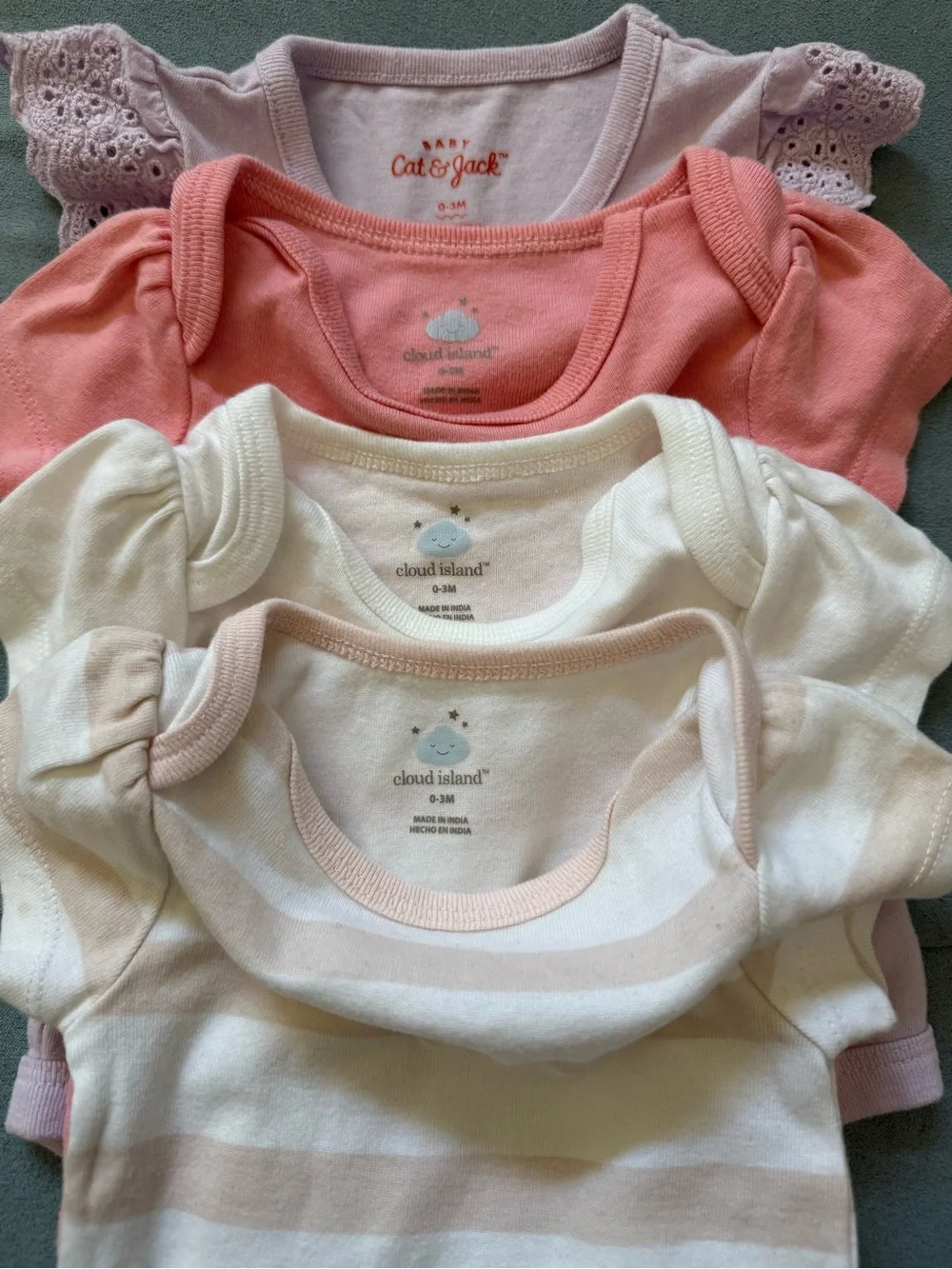 0-3M Bundle Girls 12-piece lot H&M Nordstrom Old Navy Cat & Jack Carter Honest